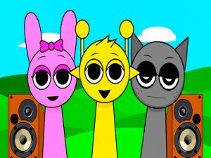 Mäng Sprunki Monster Music lööb Internetis