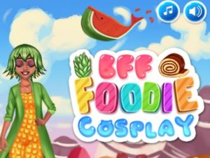 Mäng BFF Foodie Cosplay Internetis