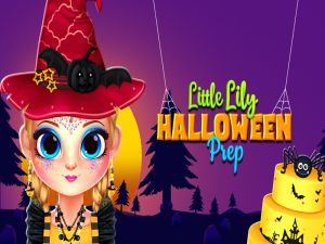 Mäng Väike Lily Halloweeni ettevalmistus Internetis