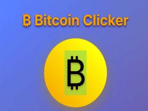 Mäng B Bitcoini klõpsaja Internetis