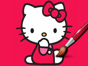 Mäng Lihtne värvimine Kitty Internetis