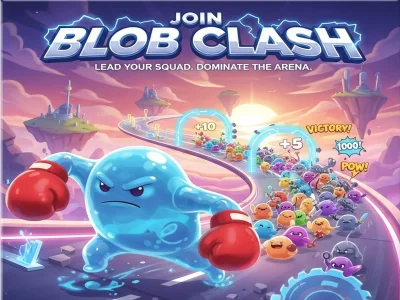 Mäng Liituge Blob Clashiga Internetis