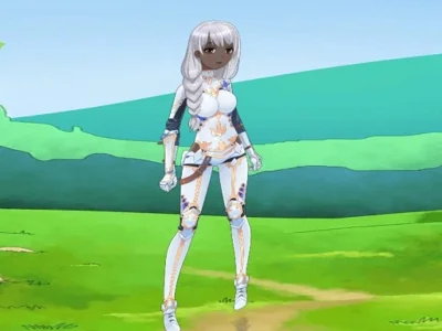 Mäng Fantaasia anime kleit üles Internetis