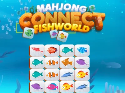 Mäng Mahjong Connect kalamaailm Internetis
