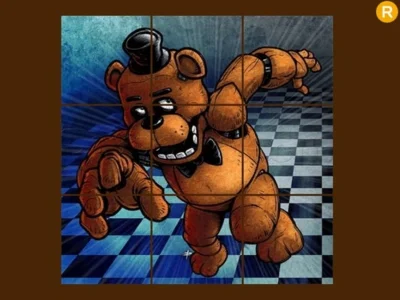 Mäng Fnaf Freddy libisev pusle Internetis