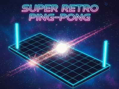 Mäng Super Retro ping-pong Internetis