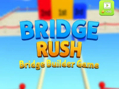 Mäng Bridge Rush Bridge Builder mäng Internetis
