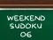Mäng Nädala Lõpu Sudoku 06 Internetis
