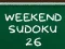 Mäng Nädala Lõpu Sudoku 26 Internetis