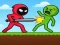 Mäng Red Stickman vs Monster School Internetis