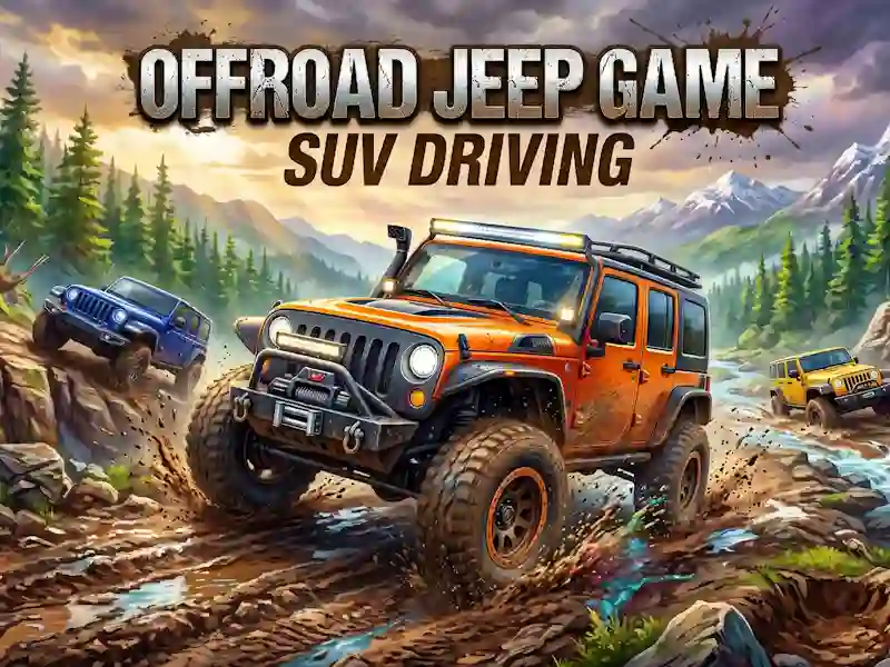 Mäng Offroad Jeep Game SUV Driving Internetis