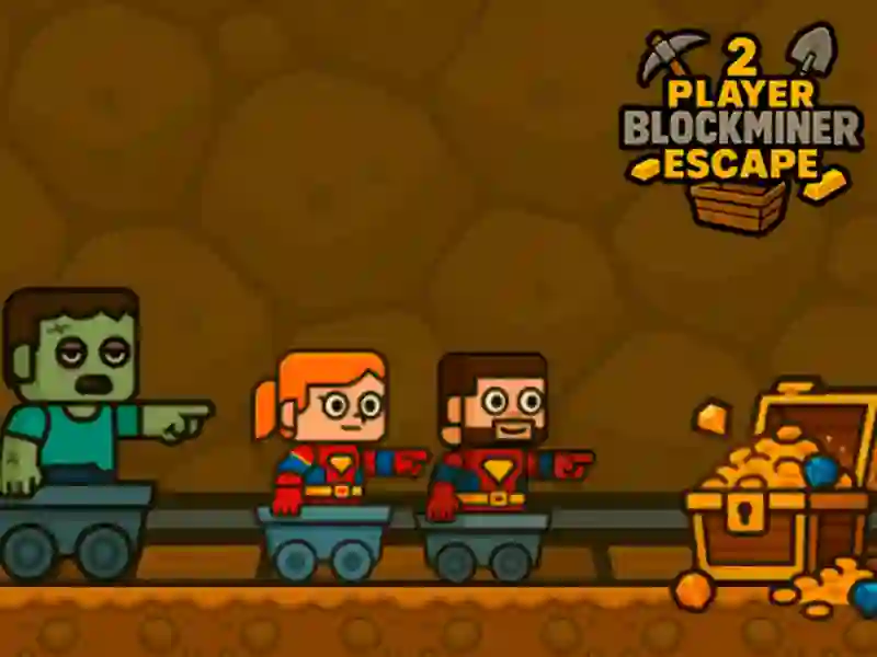 Mäng 2 mängija blockMiner Escape Internetis