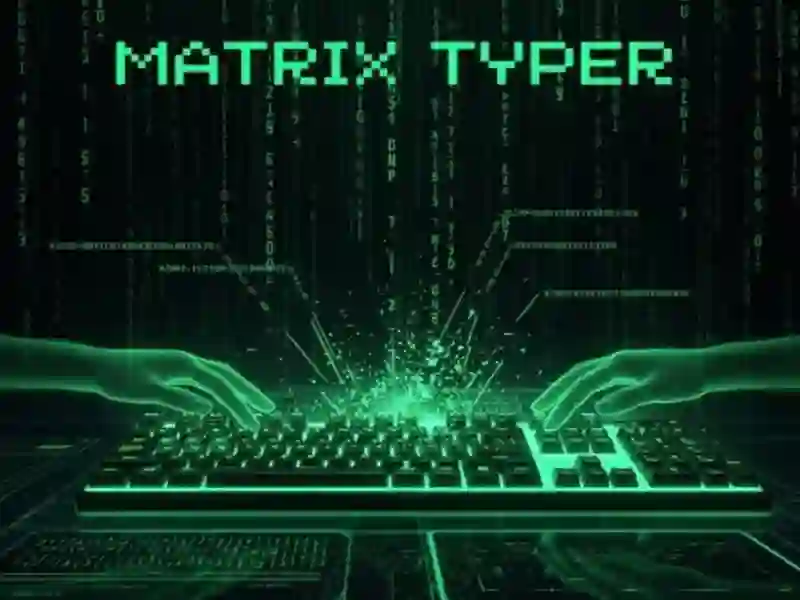 Mäng Mäng Matrix Typer Internetis
