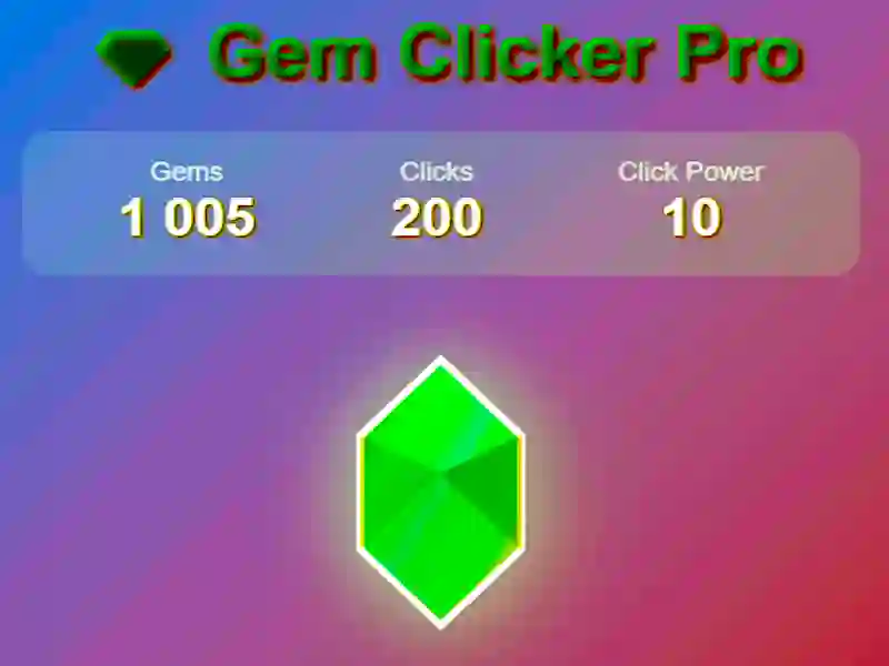 MĂ€ng Gem Clicker Pro Internetis MĂ€ng Gem Clicker Pro Internetis