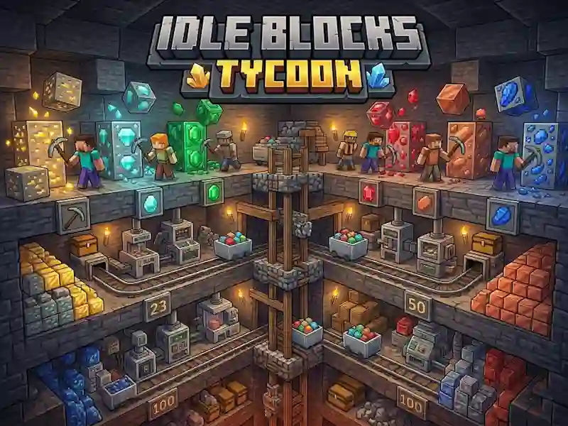 Mäng Idle Blocks Tycoon Internetis
