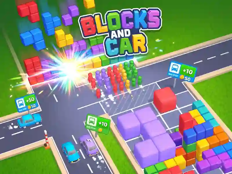 Mäng Blocks and Car Internetis