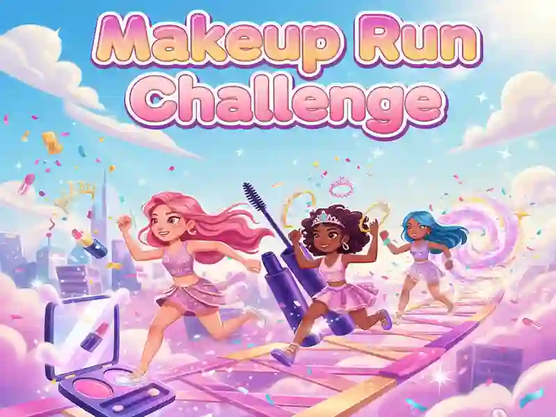 Mäng Makeup Run Challenge Internetis