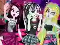 Mäng Instagrami Väljakutse: Monster High vs. Disney Printsessid Internetis