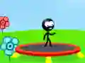 Mäng Trampoliini Stickman Internetis