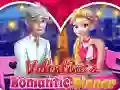 Mäng Romantiline õhtusöök Valentini päeval Internetis