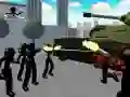 Mäng Stickman Linnas Tulistamine 3D Internetis