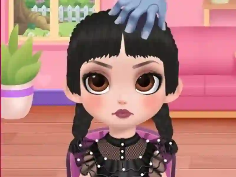 Mäng Juuksurisalong ja riietuge tüdruk Internetis