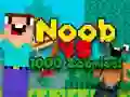 Mäng Noob vs 1000 zombie Internetis