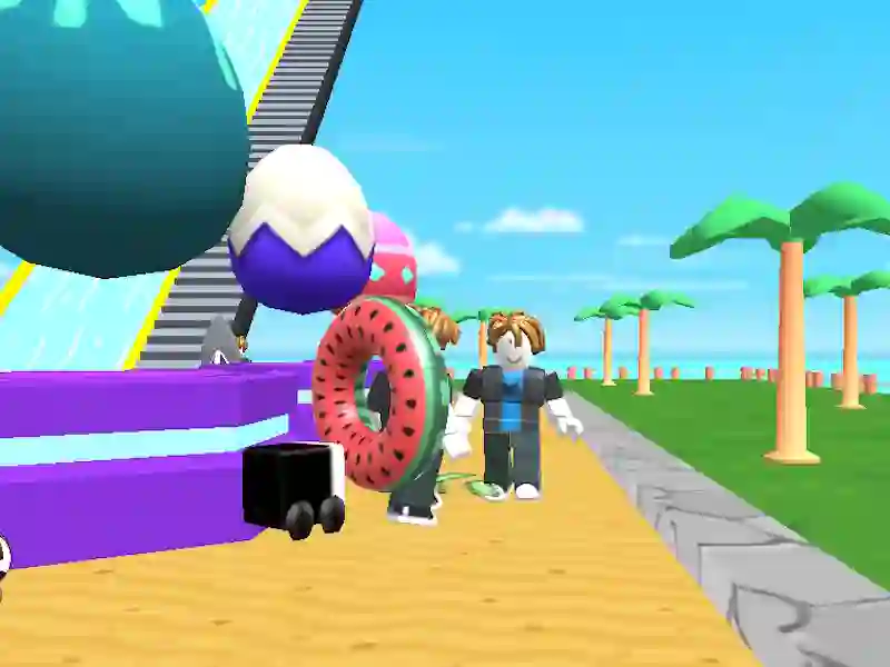 Mäng Obby: ronige ja libistage Internetis