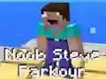 Mäng Noob Steve Parkour Internetis