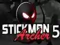 Mäng Stickman Nooleheitja 5 Internetis
