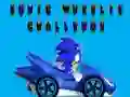 Mäng Sonic Wheelie Väljakutse Internetis