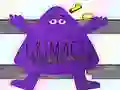 Mäng Grimace vs hiiglaslikud klouni kingad Internetis