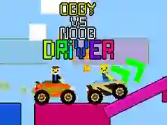 Mäng Obby vs Noob Juht Internetis