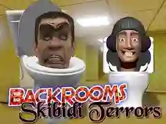 Mäng Backrooms Skibidi Õudused Internetis