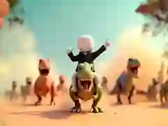 Mäng Stickman: Dinosaurus Areen Internetis