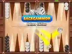 Mäng Backgammon Deluxe väljaanne Internetis