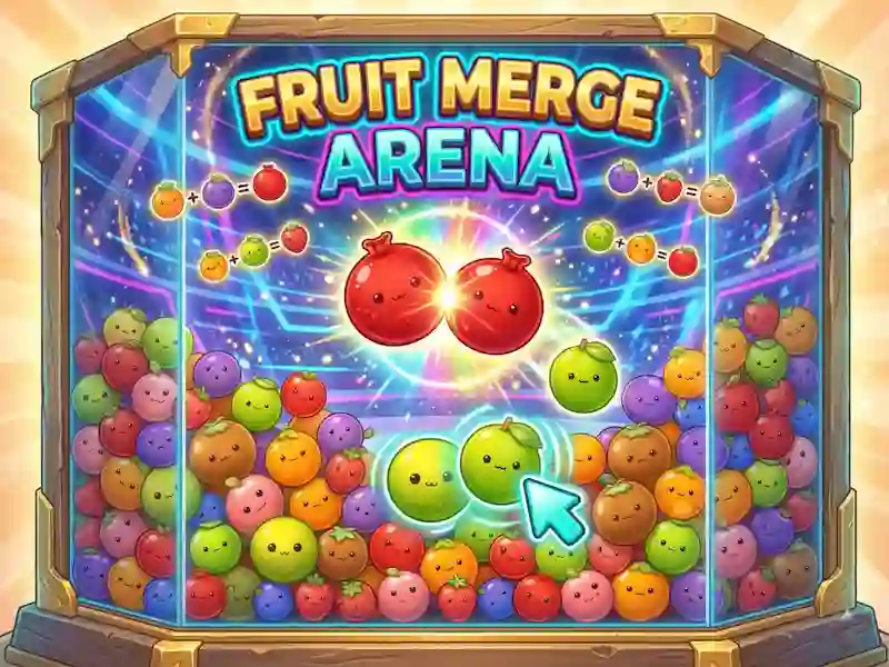 Mäng Fruit Merge Arena Internetis