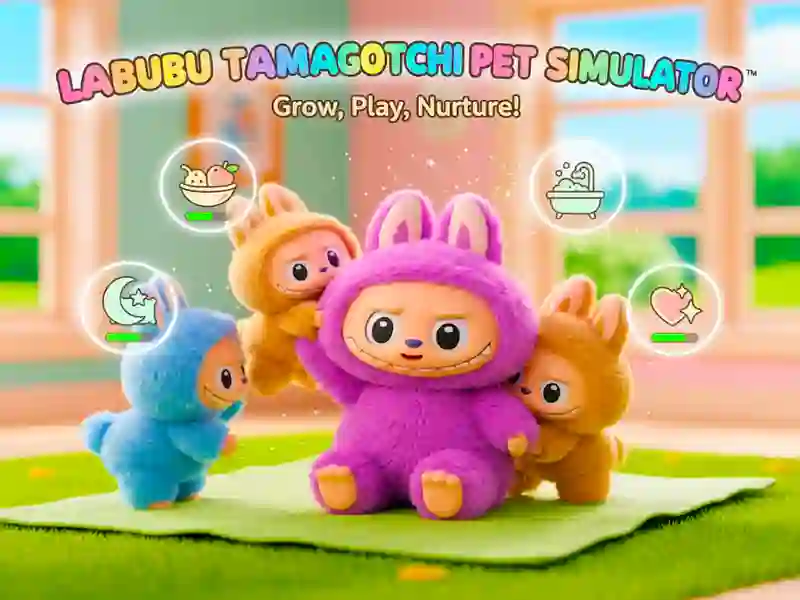 Mäng Labubu Tamagotchi lemmikloomade simulaator Internetis