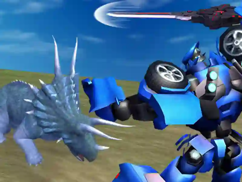 Mäng Jurassic Dinosauruste mehhilahing Internetis