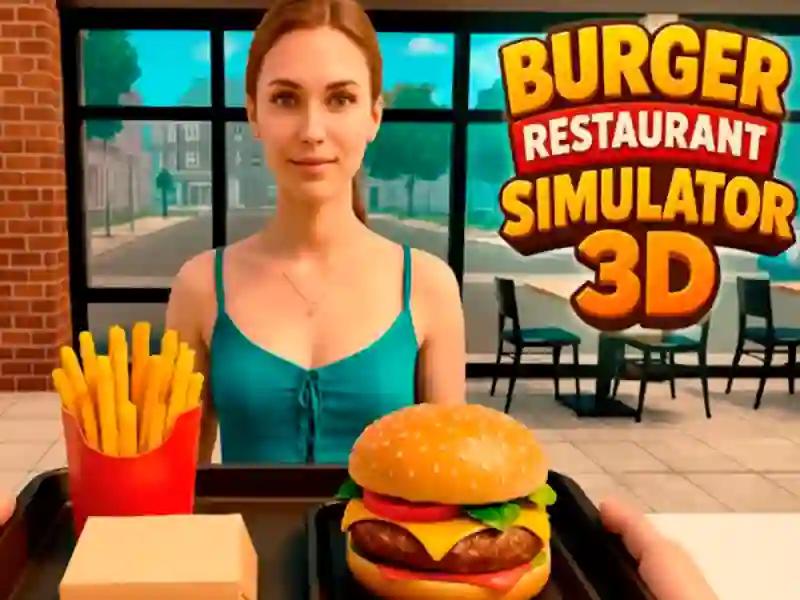 Mäng Burgeri restorani simulaator 3D Internetis