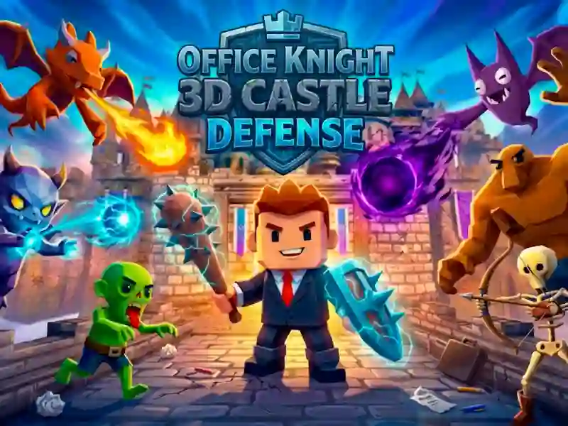 Mäng Office Knight 3D Castle Defense Internetis