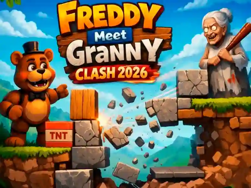 Mäng Freddy Meet Granny Clash 2026 Internetis