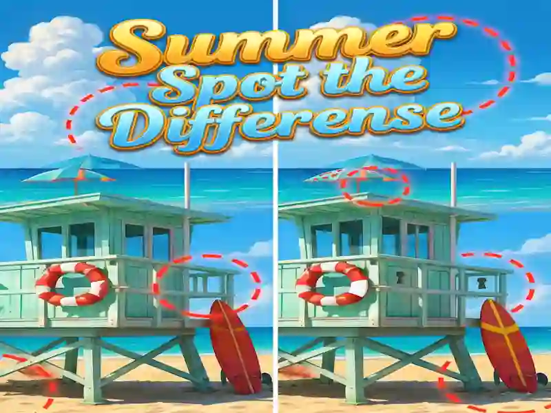 Mäng Summer Spot the Differense Internetis