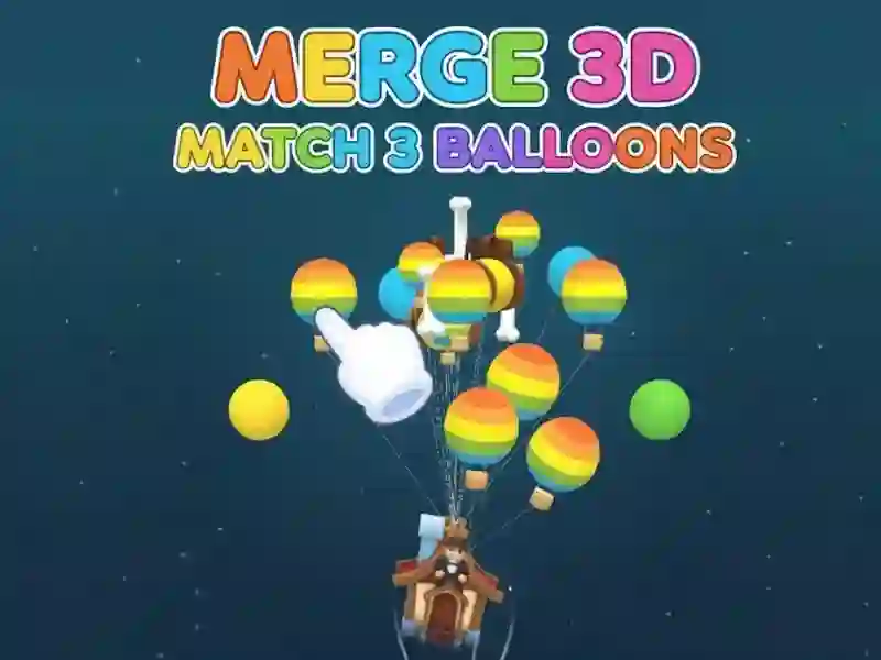 Mäng Ühendage 3D Match 3 õhupallid Internetis