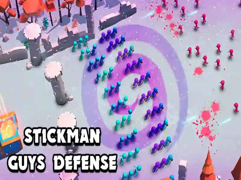Mäng Stickman Guys kaitse Internetis