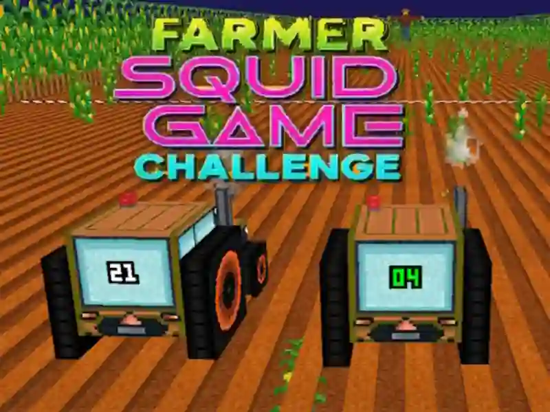 Mäng Farmer Squid Game Challenge Internetis