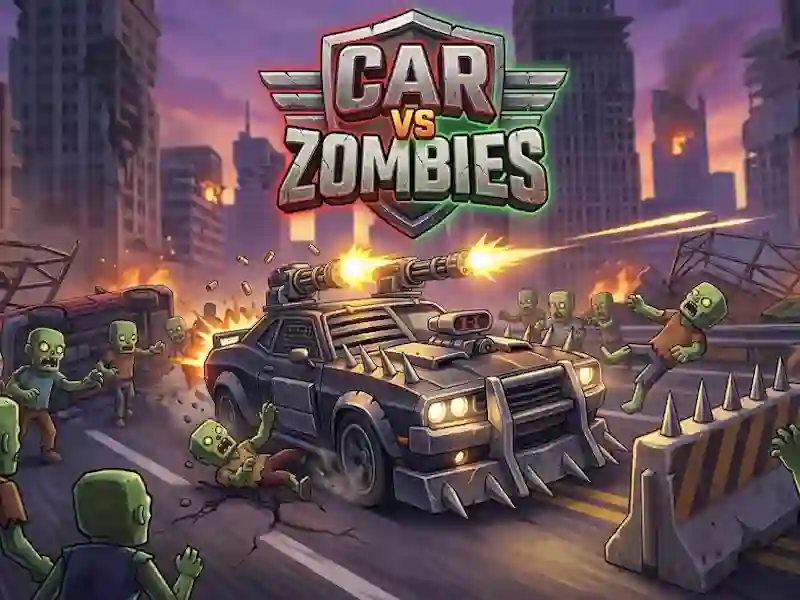 Mäng Car VS Zombies Internetis