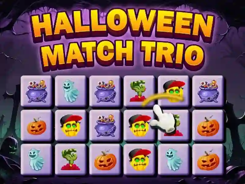 MĂ€ng Halloween Match Trio Internetis MĂ€ng Halloween Match Trio Internetis