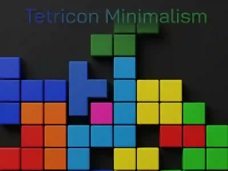 Mäng Tetriconi minimalism Internetis