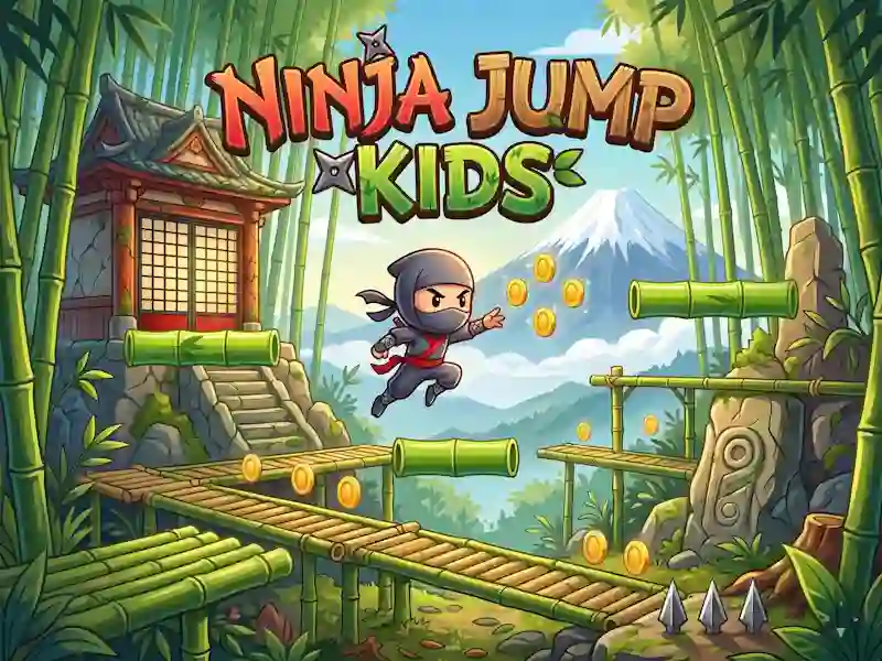 Mäng Ninja Jump Kids Internetis